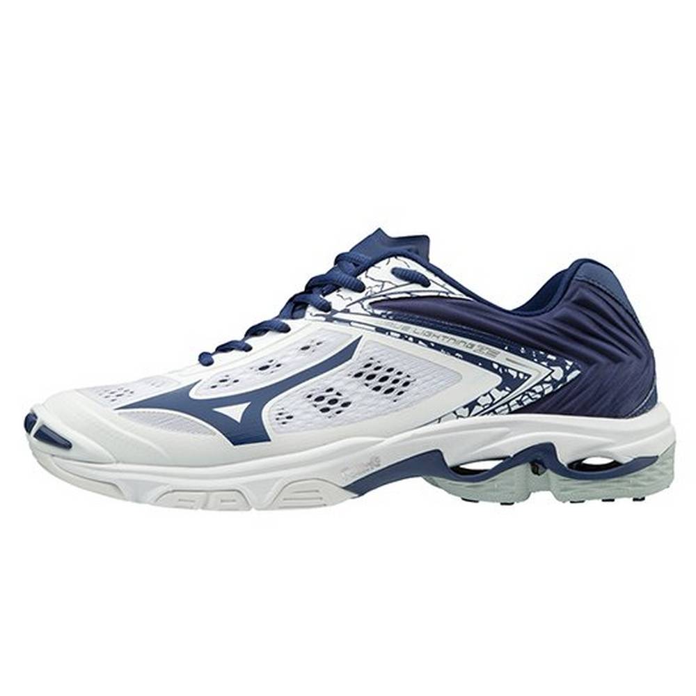 Zapatillas Voleibol Mizuno Wave Lightning Z5 Mujer Blancas/Azul Marino Outlet LDOR-16528